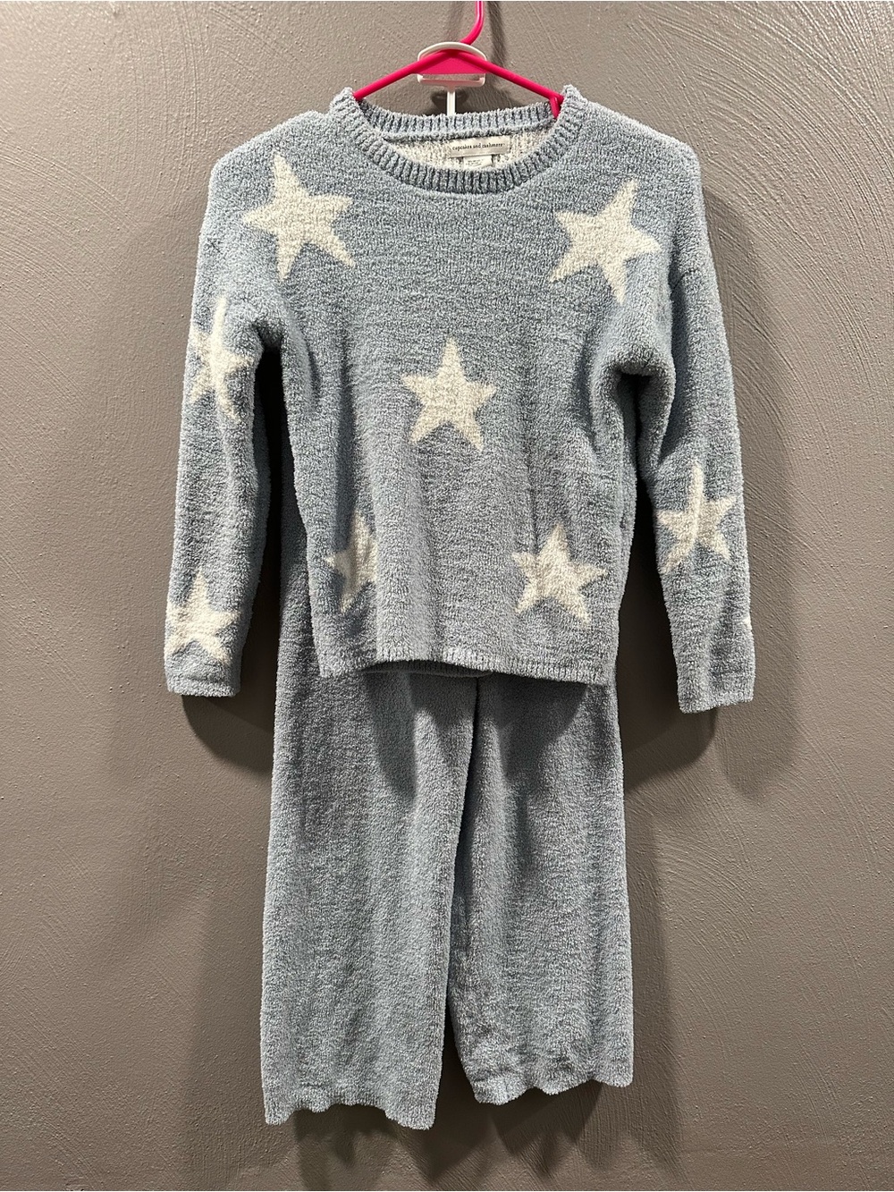 cupcakes & cashmere Light Blue Star Kids Matching Set